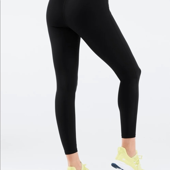 Fabletics Anywhere High Waisted Leggings Motion365 Black Large - Picture 6 of 6